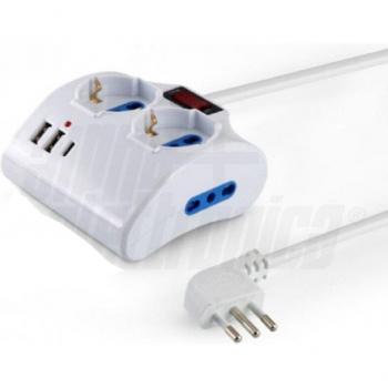 PowerHub Tavolo 2P Universal + USB‑C