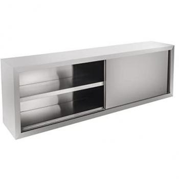 Meuble de cuisine armoire murale 2 portes coulissantes 160 cm
