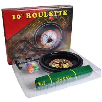 Tavolo da Roulette 10 con Tovaglia e Fiche in Set