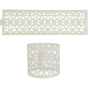 Porte-Serviettes Chic en Papier Doré et Argent – Kit 10