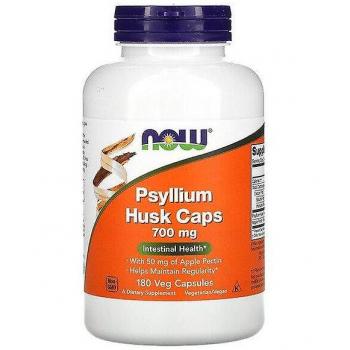 Capsules de psyllium naturel Now Foods – 700 mg, 180 unités