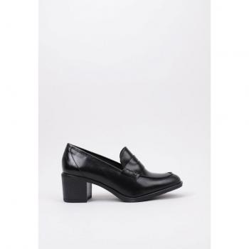 Mocasines de Tacón Negro BOZENA de Sandra Fontán