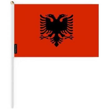 Pack Drapeaux Albanés Mini (50 pièces, 20 × 30 cm)