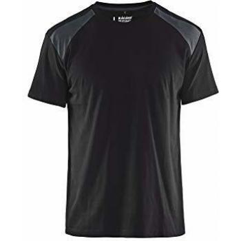 Maglia da Lavoro 3379 Nero e Grigio Scuro XS