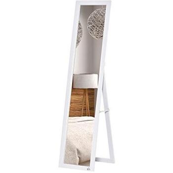 Miroir de sol Pleine Longueur 37 x 48 x 152 cm blanc