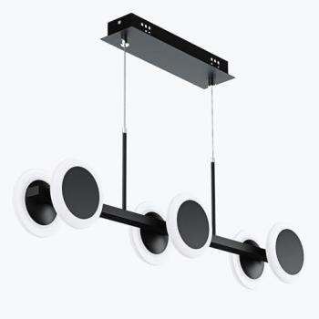 Lampe de Plafond LED Noir Mat pour Intérieur
