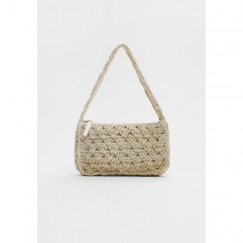 Ecru Crochet Shoulder Bag by Stradivarius