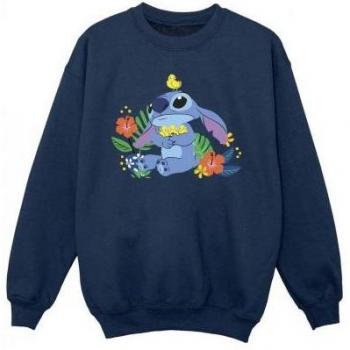 Pañuelo de Moda Infantil Disney Lilo e Stitch con Pájaros – Blanco