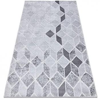 B400 Cubo Tappeto Moderno Grigio 280x370