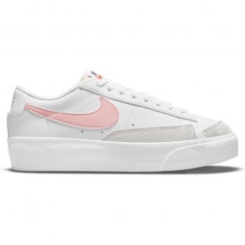 Nike Women's Blazer Low Platform Sneakers, White/Pink, Size 11 US