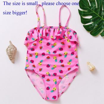 Tropical Tots Fruit Print One-Piece Suit