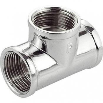 Raccordo a T Ottone Lucente ½”