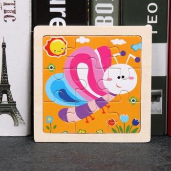 Tinisu Mini‑Schmetterlings‑Puzzle (Holz) – 9 Puzzleteile