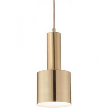 Holly Pendelleuchte E27 Messing satiniert 1 Licht 31cm