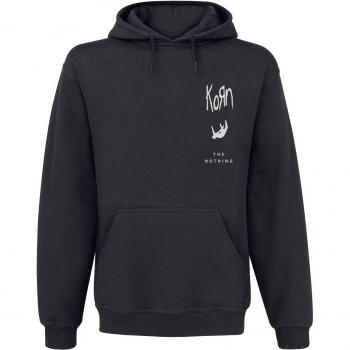 Felpa con cappuccio nera Korn Hangman M a XXL per uomo