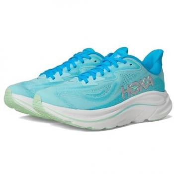 HOKA Clifton 10 Women’s Skyward Blue Athletic Footwear – 9B