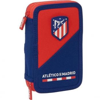 Plumier doble pequeño 28 piezas Atlético de Madrid Safta