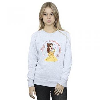I’d Rather Be Reading – Disney Dames Sweatshirt, Sportgrijs