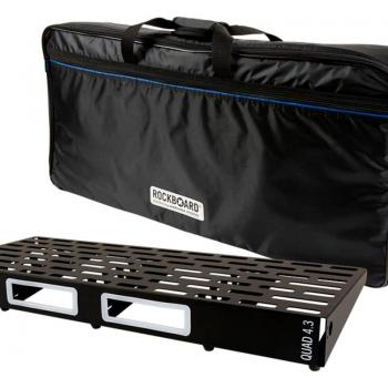 Pedalboard RockBoard QUAD 4.3 B + Housse de protection