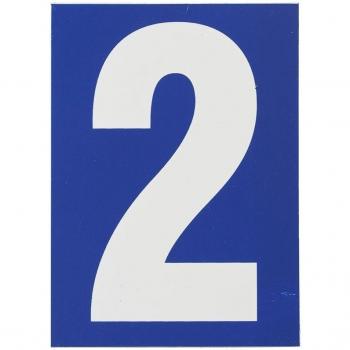 Plaque 65x90 mm Signalétique 2 avec Autocollant
