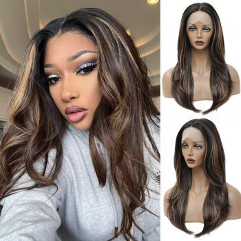 X-TRESS Highlight Lace Front Wig for Black Women