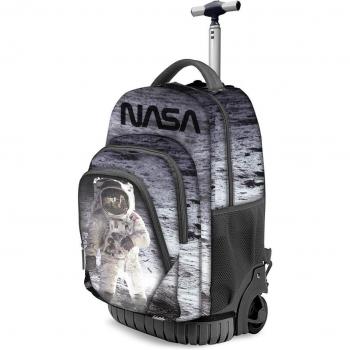 Trolley NASA Astronauta con Ruote e Zaino Nero