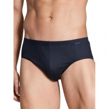 CALIDA 2P Prints Benefit Slips Grau Baumwolle XXL Herren