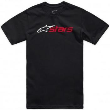 Alpinestars T-Shirt Blaze 2.0 Nero-Bianco-Rosso