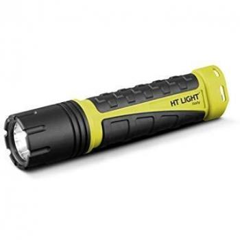 Torcia LED 480lm IP68 in Polimero con Sistema Multifocus e Presa Antiscivolo