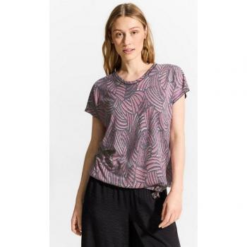Gerafftes T-Shirt CECIL in Größe XXL