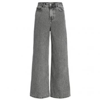 Tokyo Wide Jeans A Vita Alta Jack & Jones 27 Denim Grigio