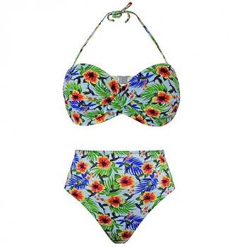 Maillot de bain 2 pièces “Grain de Sable” – Couleur Bleu – Taille 36