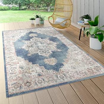 Paco Home Teppich »Torres 275«, rechteckig, 8 mm, Kurzflor, Orient-Optik, Vintage Design, geeignet für Innen
