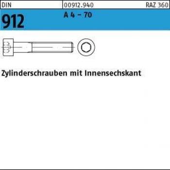 Nobrand Zylinderschraube M4x22mm A4