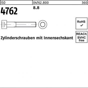 Vite a Testa Cilindrica ISO 4762 M8 100mm 8,8 – Kit da 100