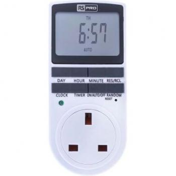 Temporizador Eléctrico Enchufe BS1363 RS PRO
