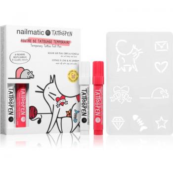 Nailmatic Tatuaggi Temporanei Il Gatto Set di Penne 3+