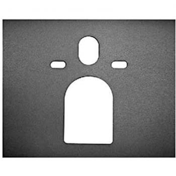 Duravit Schallschutz Set für Stand WC (mit Deckel) und Stand Bidet Starck 50190000, 501