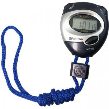 Multi-Function Digital LCD Stopwatch with 1/100th Second Accuracy