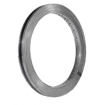 Feuillard perforé galvanisé 60mm x 25m