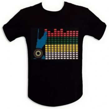 Tricou SolarEGA XL Chitarista LED Sunet