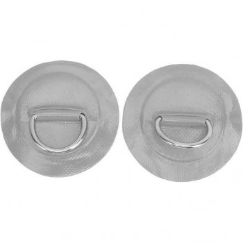 Inflatable Watercraft D‑Ring Pad Pair – 2 pcs, Durable PVC and Stainless Steel Fasteners for Kayaks