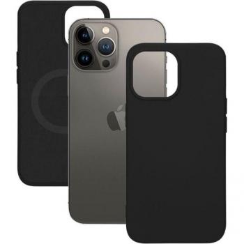 Estuche Ksix Negro con Aro Magnético para iPhone 14 Plus