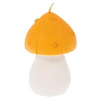 Bougie champignon jaune 10,5 cm