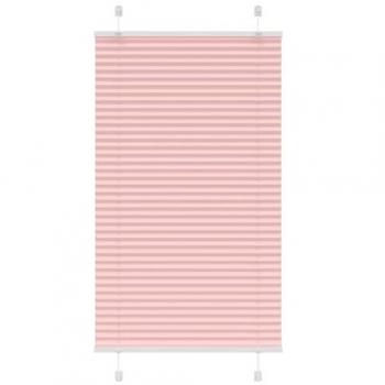 Cortina Plissada Rosa 75x100 cm