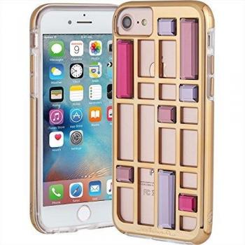 IPhone 8/7/6s/6 Rose Gold Caged Crystal Shell