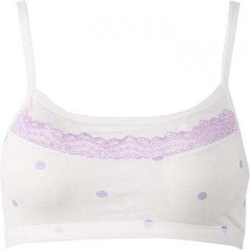 Girls' Lace Dot Cotton Training Underwear