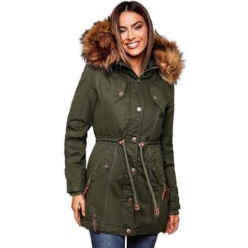 Marikoo Winterjacke La Viva Prc mit Kunstfell XS