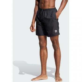 Adidas Adicolor 8″ Black Swim Shorts XS