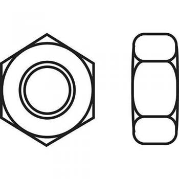 Écrou hexagonal M1 acier galvanisé 20 pcs TOOLCRAFT